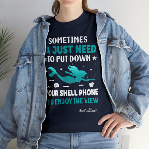 "Shell Phone" Relaxed Fit T-shirt