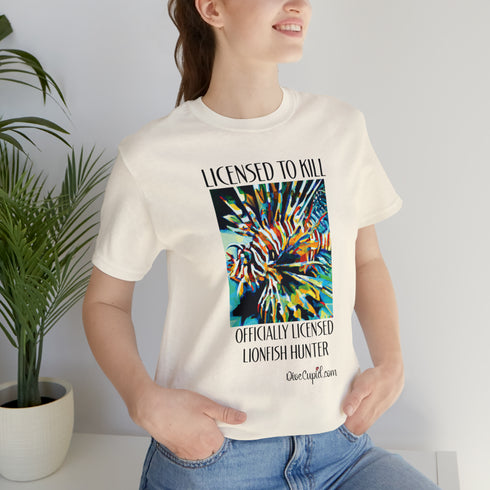 Licensed Lionfish Hunter Fitted T-shirt