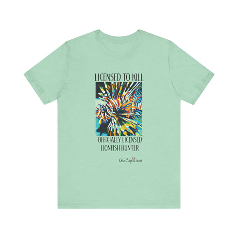 Licensed Lionfish Hunter Special Blend Fitted T-shirt