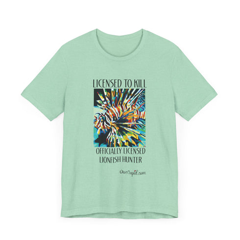 Licensed Lionfish Hunter Special Blend Fitted T-shirt