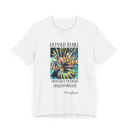Licensed Lionfish Hunter Special Blend Fitted T-shirt