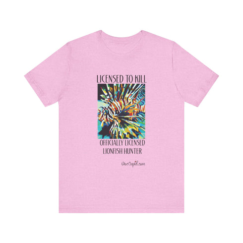 Licensed Lionfish Hunter Special Blend Fitted T-shirt