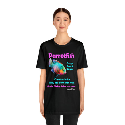 Parrotfish Transgender Pride Fitted T-shirt