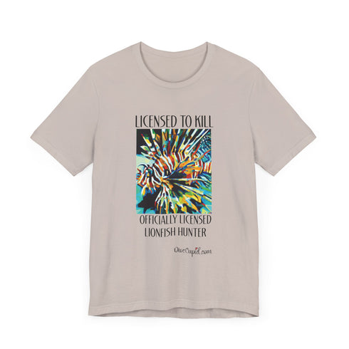 Licensed Lionfish Hunter Special Blend Fitted T-shirt