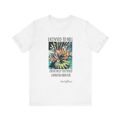 Licensed Lionfish Hunter Special Blend Fitted T-shirt
