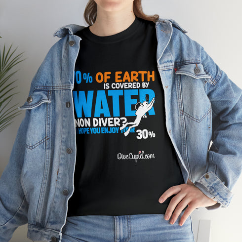 "Earth is 70% water . . . " Relaxed Fit T-shirt