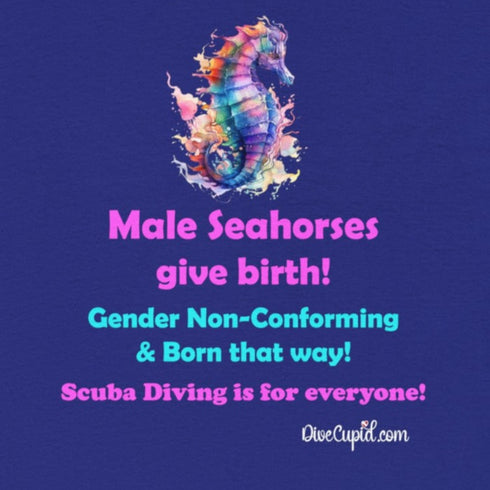 Seahorse Gender Non-conforming Pride Relaxed Fit T-shirt