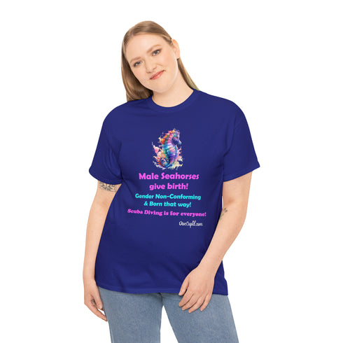 Seahorse Gender Non-conforming Pride Relaxed Fit T-shirt