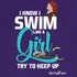 "Swim like a Girl" Fitted T-shirt