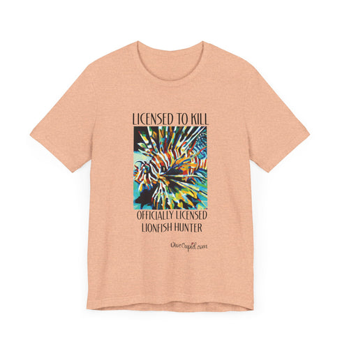 Licensed Lionfish Hunter Special Blend Fitted T-shirt