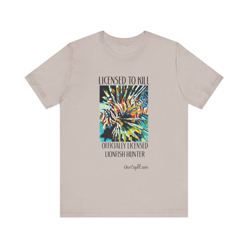 Licensed Lionfish Hunter Special Blend Fitted T-shirt