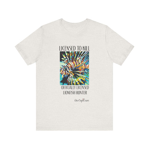 Licensed Lionfish Hunter Special Blend Fitted T-shirt