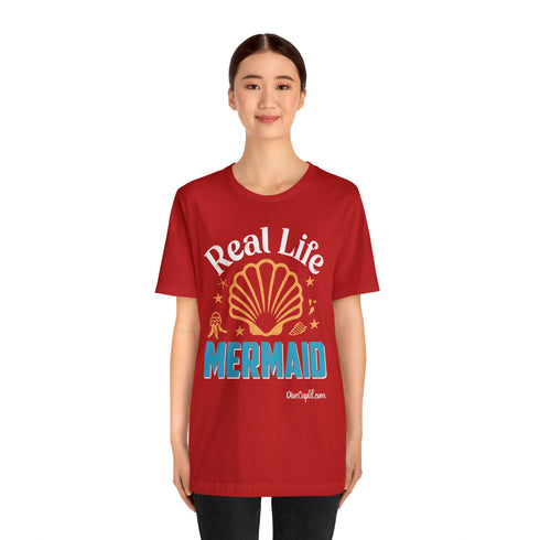 "Real Life Mermaid" Fitted T-shirt