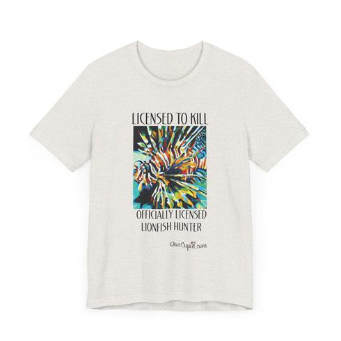 Licensed Lionfish Hunter Special Blend Fitted T-shirt