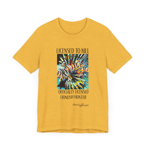 Licensed Lionfish Hunter Special Blend Fitted T-shirt