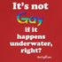 "It's not gay if it happens underwater, right?" Fitted T-shirt