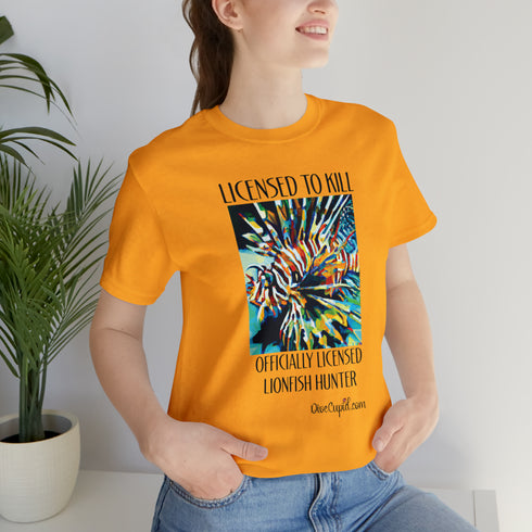 Licensed Lionfish Hunter Fitted T-shirt