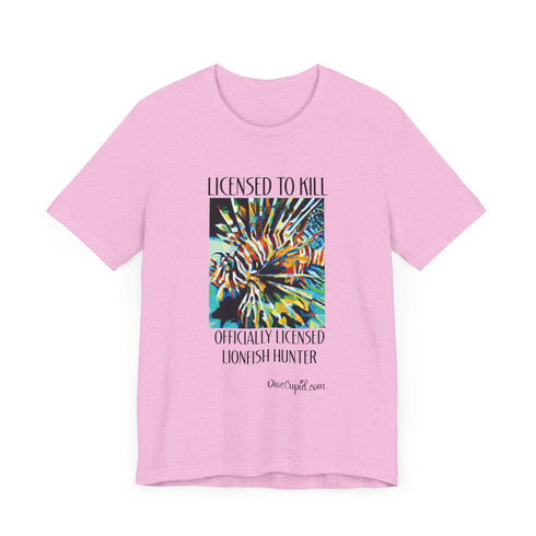 Licensed Lionfish Hunter Special Blend Fitted T-shirt