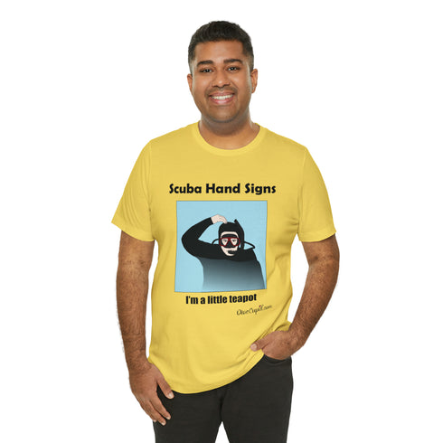 "I'm a little teapot!" Funny Fitted T-shirt