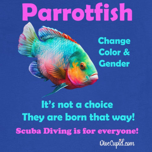 Parrotfish Transgender Pride Fitted T-shirt