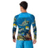 Men's Shark Reef Athletic Fit Premium Rash Guard UPF 50+