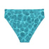 Aqua Waters Recycled High-waisted Bikini Bottom