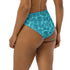 Aqua Waters Recycled High-waisted Bikini Bottom