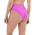 Pink Mermaid Recycled High-waisted Bikini Bottom