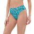 Aqua Waters Recycled High-waisted Bikini Bottom