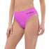 Pink Mermaid Recycled High-waisted Bikini Bottom