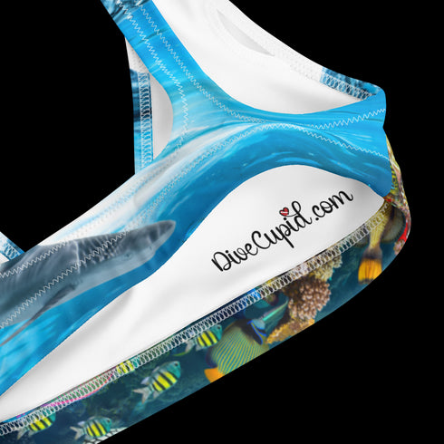 Shark Reef Recycled Padded Bikini Top