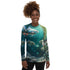 Women's School of Fish Rash Guard UPF 50+