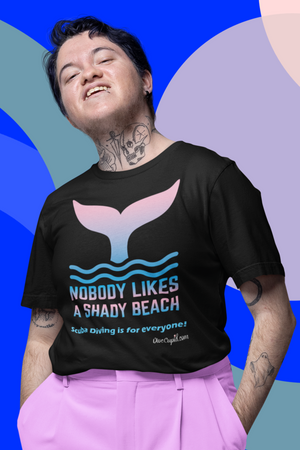 "Nobody likes a shady beach" Relaxed Fit T-shirt