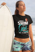 "Swim Like a Girl" Relaxed Fit T-shirt