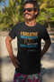 "I breathe underwater. What's your superpower?" Fitted T-shirt