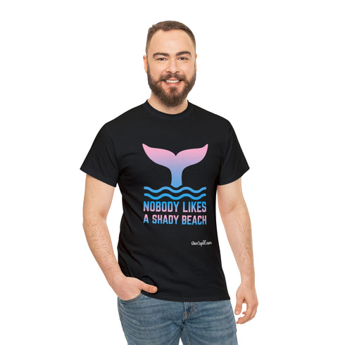"Nobody likes a shady beach" Relaxed Fit T-shirt